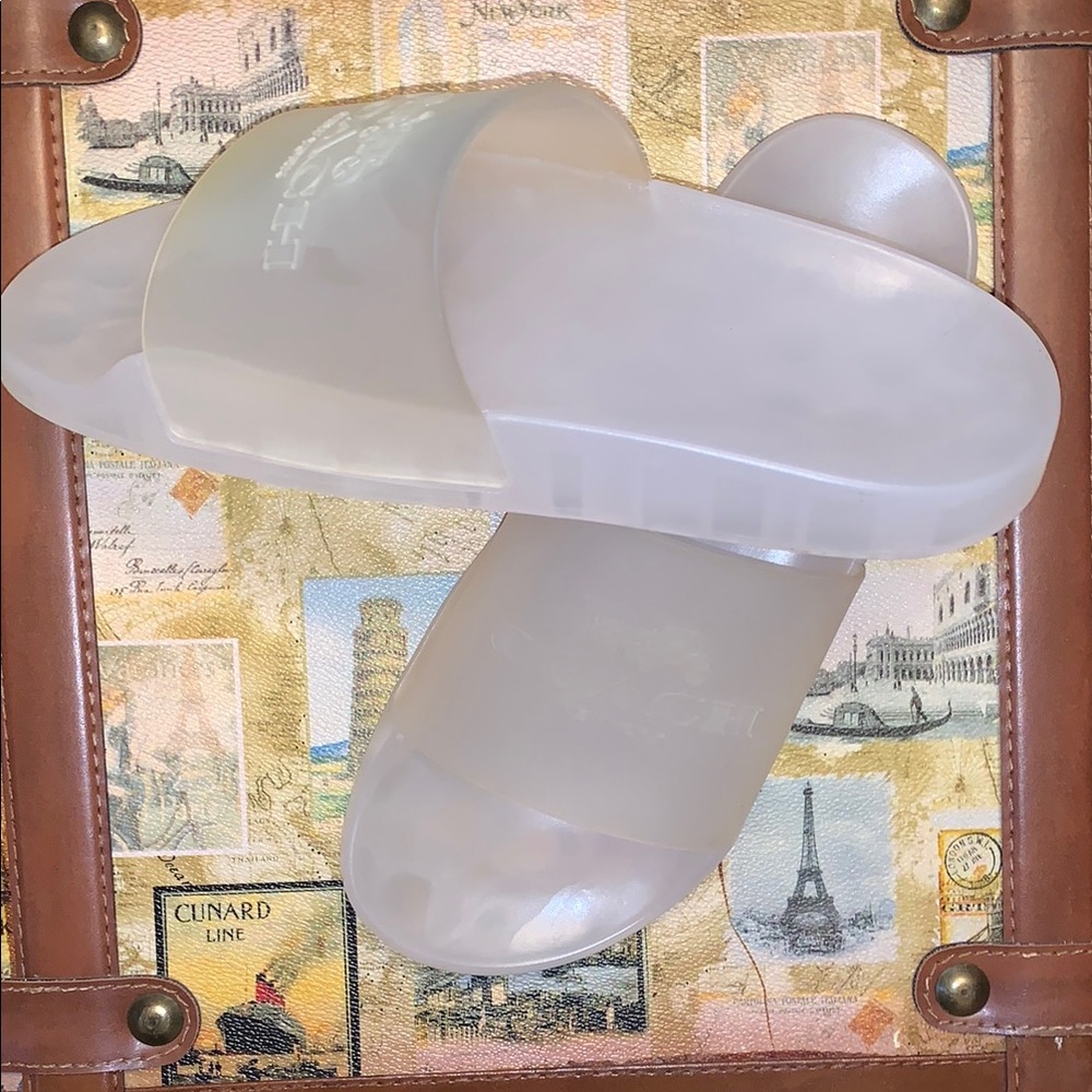 Clear Slide Sandals